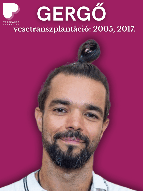 Mezei Gergő László veseátültetett sportoló