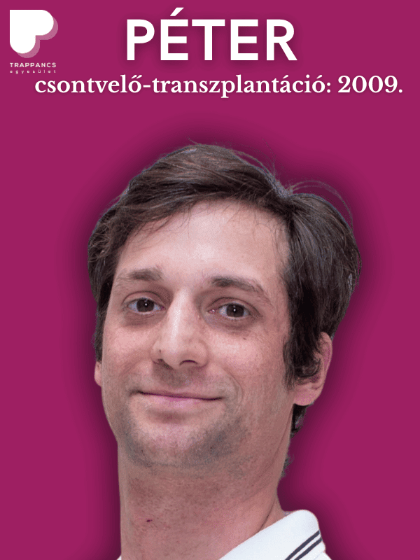 Péter csontvelő-transzplantált sportoló