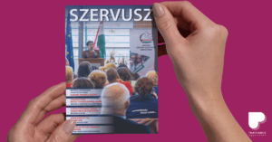 Szervusz magazin 2024. decemberi címlap – a Magyar Szervátültetettek Szövetsége eseményeiről szóló közösségi lap borítója.