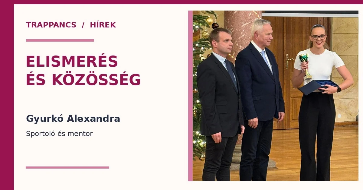 Gyurkó Alexandra: sportolói elismerés és közösségépítés