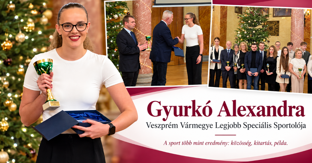 Gyurkó Alexandra 2025-ös sportolói elismerése