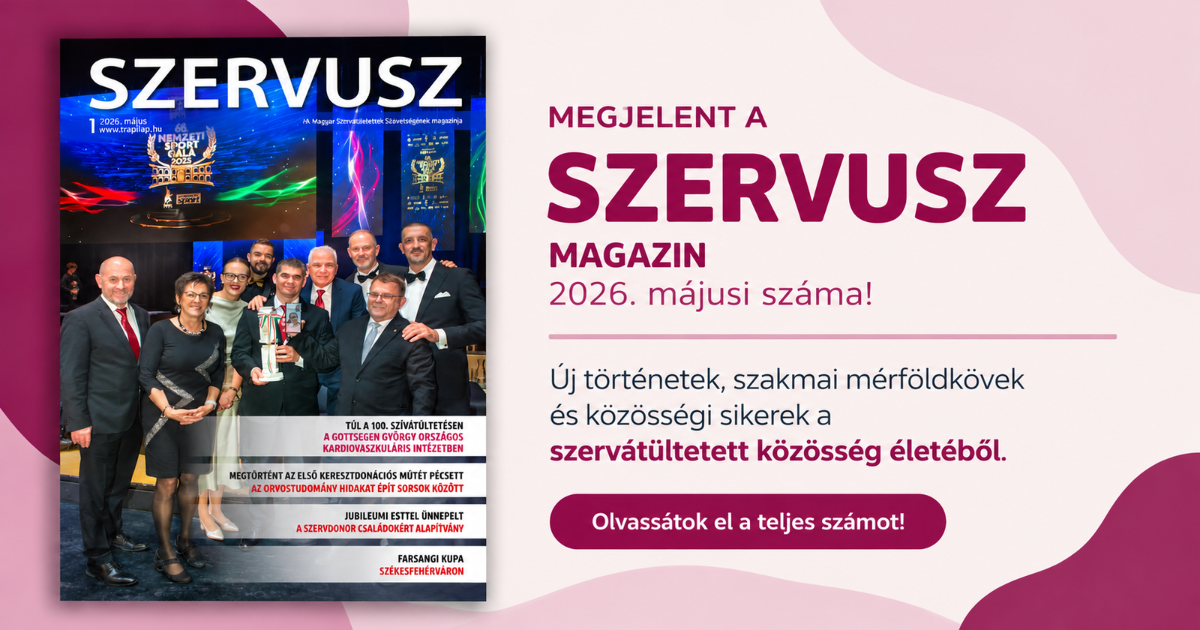 Megjelent a Szervusz magazin 2026. májusi száma